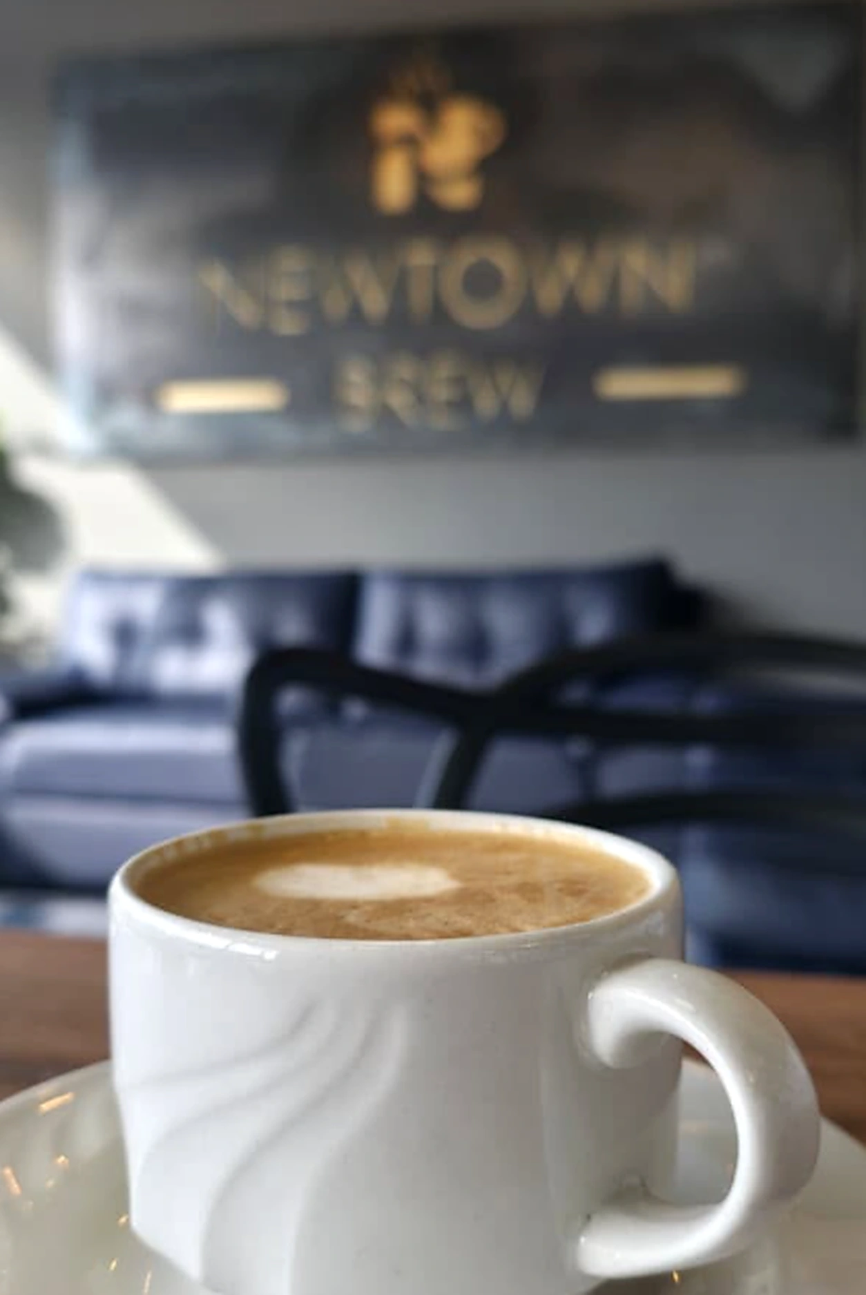NewTown Brew lounge interior